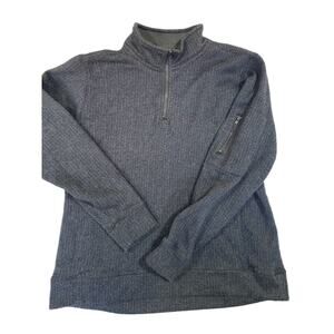 Jeremiah Sweater Mens‎ Extra Large Grey Pullover 1/4 Zip Classic Stretch XL